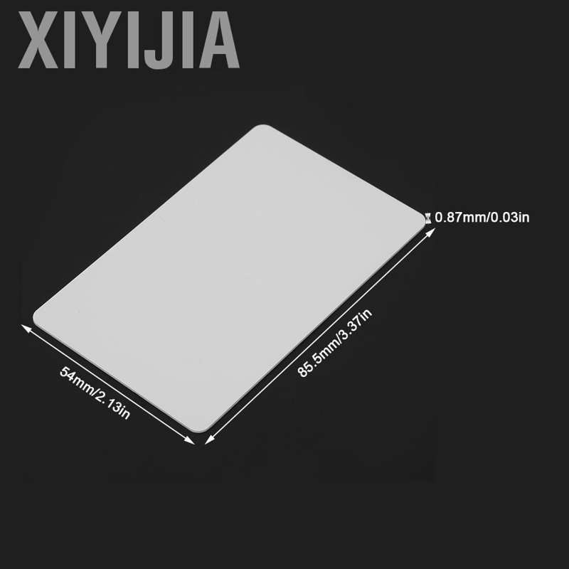 Xiyijia 10Pcs NFC Contactless Smart White Card Tag S50 IC 13.56MHz RFID Readable Access | BigBuy360 - bigbuy360.vn