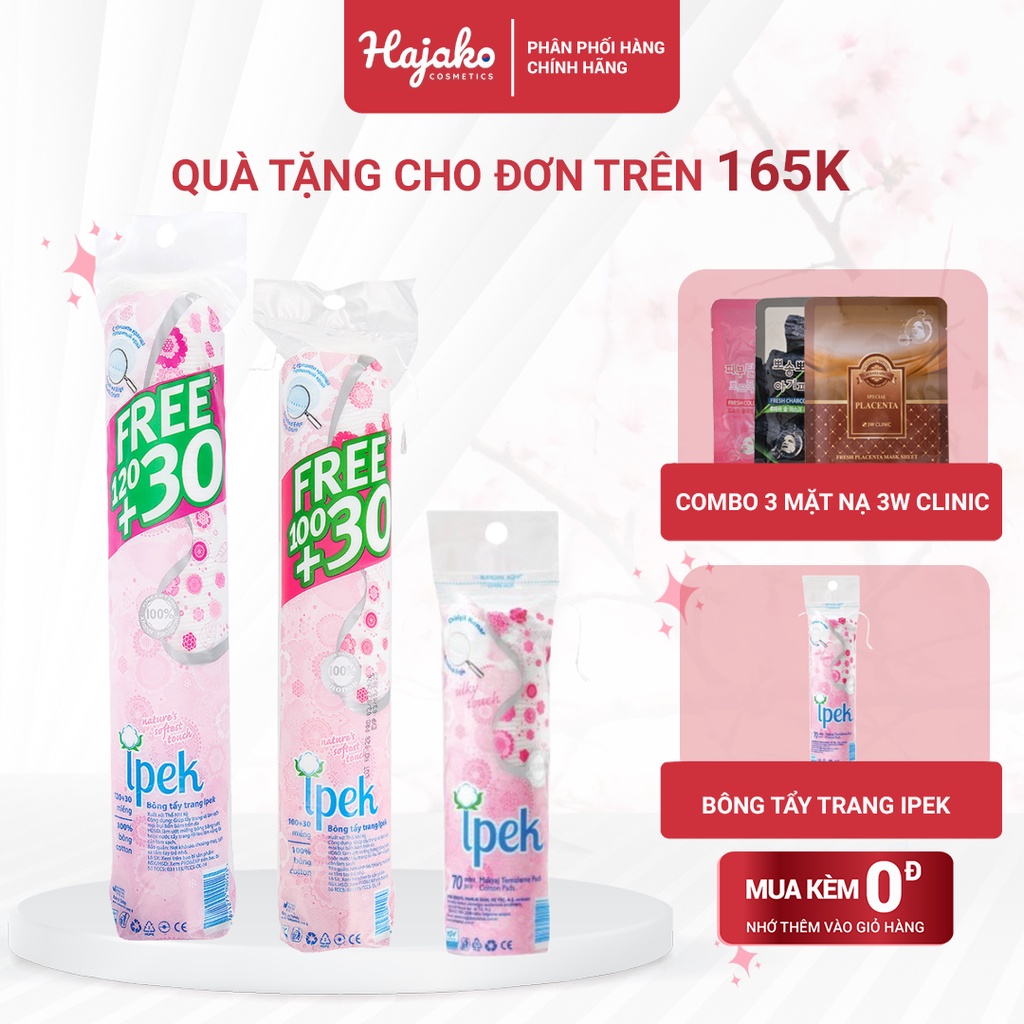 Bông Tẩy Trang 100% Cotton Thổ Nhĩ Kỳ Ipek Klasik Cotton Pads 80/130/150 Miếng