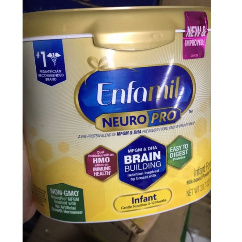 SỮA BỘT ENFAMIL NEURO PRO NON-GMO 587GRAM CHÍNH HÃNG - 9428