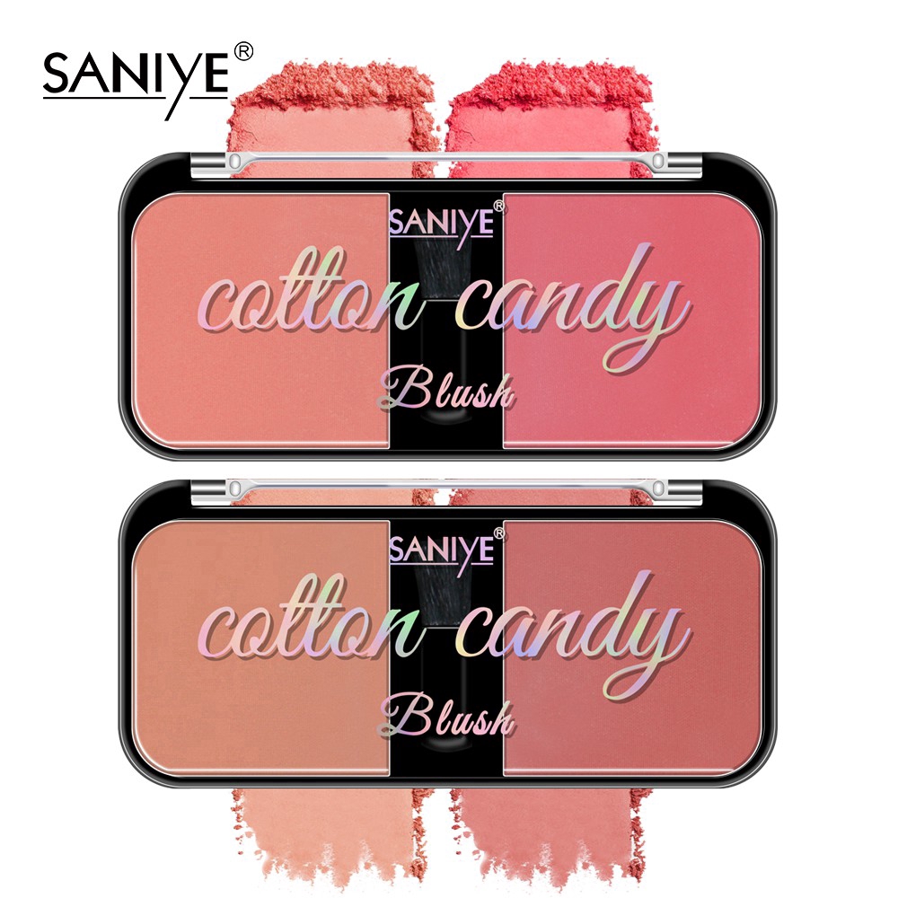 [Hàng mới về] Bảng phấn má 2 màu sắc tông lì thương hiệu SANIYE E0226 | BigBuy360 - bigbuy360.vn