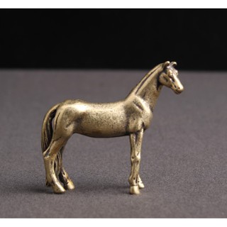 Tượng Ngựa bằng đồng 🎁FREESHIP🎁 Tượng Ngựa mini bằng đồng -Phụ kiện tiểu cảnh, bày bàn trà