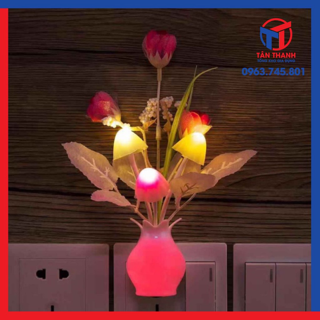 Đèn ngủ hình cây nấm cảm biến Ánh sáng.
