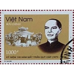 Tem sưu tập MS 972 Tem CTO Việt Nam Kỷ niệm 100 năm ngày mất Trần Quý Cáp (1870 - 1908 ) 2008