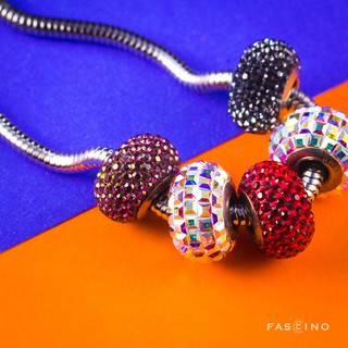 CHARM PHA LÊ SWAROVSKI HẠT SƯƠNG LỚN