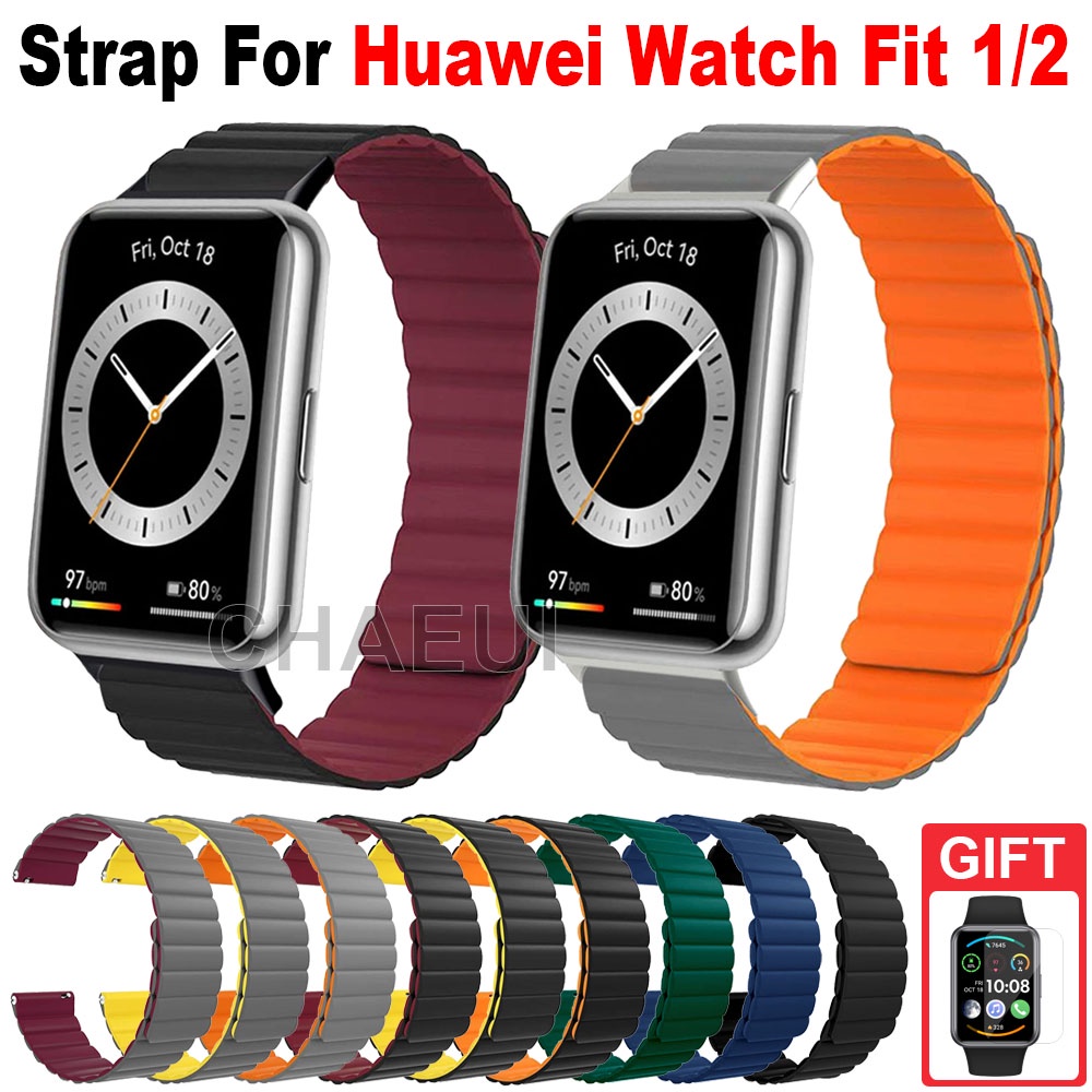 Dây Đeo Silicone Cho Đồng Hồ Thông Minh Huawei Watch Fit 2/1