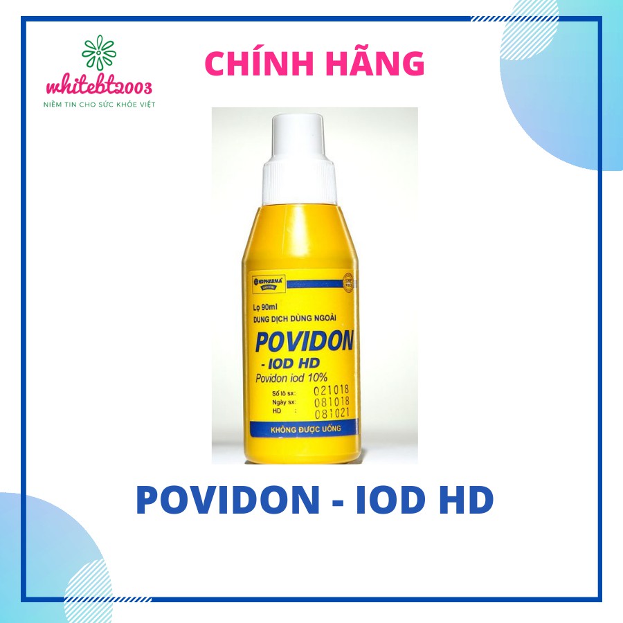 Sát khuẩn POVIDON-IOD HD 90ml