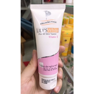 SỬA RỬA MẶT LILYSWHITE VITAMIN E 50g