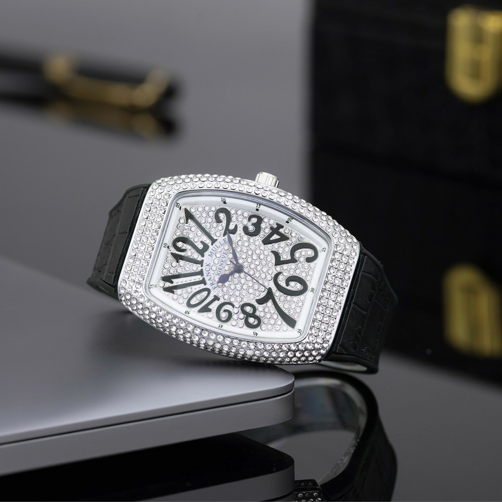 Đồng hồ nữ Franck Muller máy pin full đá cao cấp có bảo hành DHN002 | BigBuy360 - bigbuy360.vn