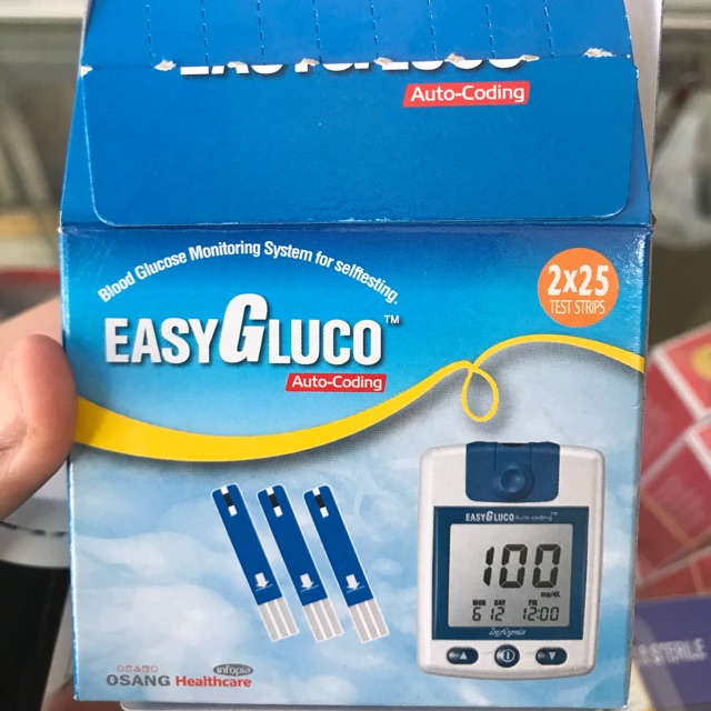 ( 1 lọ ) Que thử đường huyết Easy Gluco