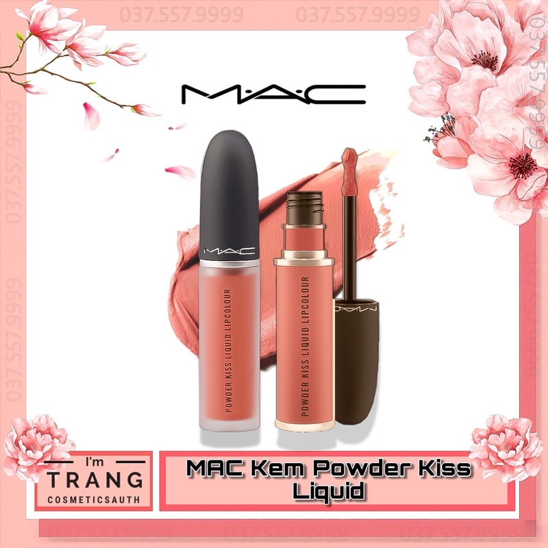 [GIÁ SỈ] Son Mac Kem, Mac Powder Kiss Liquid Lipcolour, BST Son Kem Lì Mac Chính Hãng Full Size 5ml