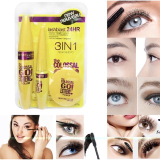 Mascara Maybeline 3in1 - Mascara+Mắt Nước+Phấn Phủ
