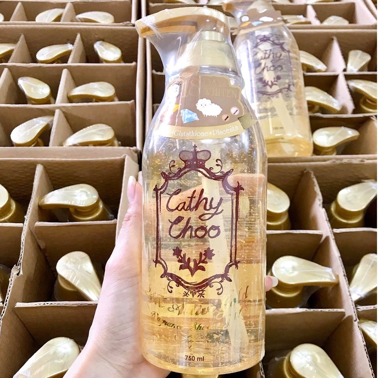 Sữa Tắm Trắng Da Cathy Choo 24K Active Gold Fragrance Shower Gel 750ml