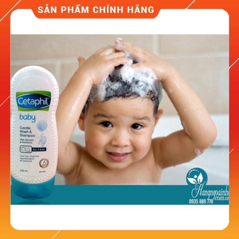 Sữa tắm gội Cetaphil baby [CHÍNH HÃNG]0 [HÀNG TỐT]