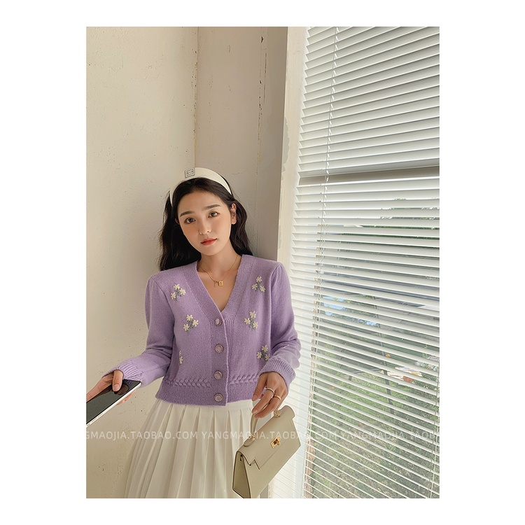 Áo Khoác Cardigan Dệt Kim Phong Cách Hàn Quốc Xinh Xắn Cho Nữ Giới 7243# | BigBuy360 - bigbuy360.vn