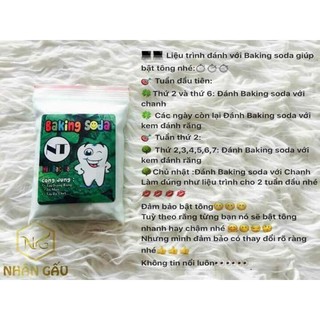 Bột Trắng Răng Baking soda mix bạc hà