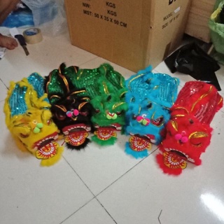 Múa lân mini cho bé trưng Tết rất đẹp