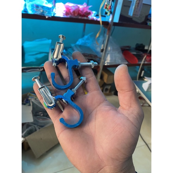 Móc Bấm Treo Đồ Xe Máy Nhôm CNC Cao Cấp