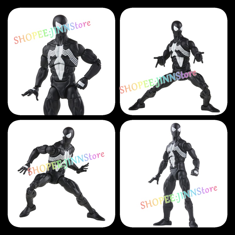 JINN Spider-Man Marvel Legends Series Đồ chơi hình hành động Ben Reilly 6 inch - Bao gồm 5 Phụ kiện: 4 Bàn tay Thay thế - Quà tặng Tốt nhất cho Trẻ em
