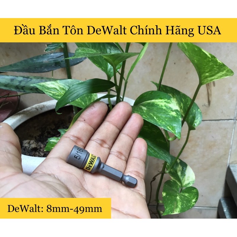 Đầu Bắn Tôn DeWalt Chính Hãng USA 8mm-5Cm