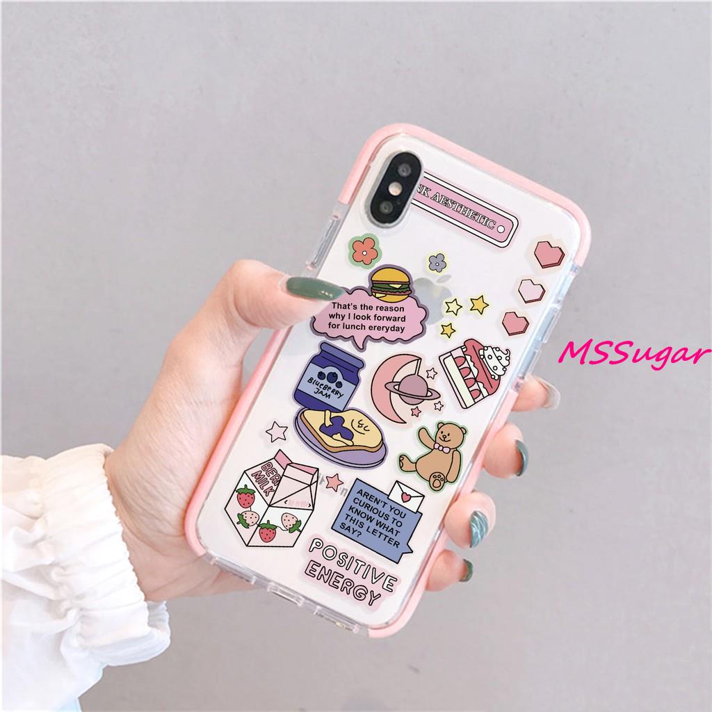 Ốp lưng iphone Pink Aesthetic PM siêu chống sốc 6/6plus/6s/6splus/7/7plus/8/8plus/x/xr/xs/11/12/13/pro/max/plus/promax