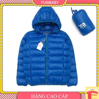 Áo khoác phao siêu nhẹ trần 2 mặt cao cấp bé trai 12-16 tuổi