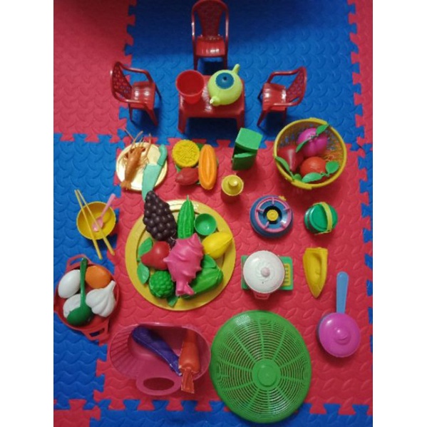 01Kg Đồ Chơi Nhà Bếp Bằng Nhựa An Toàn Cho Trẻ Em - Đồ Chơi Bán Theo Cân - Hàng Việt Nam