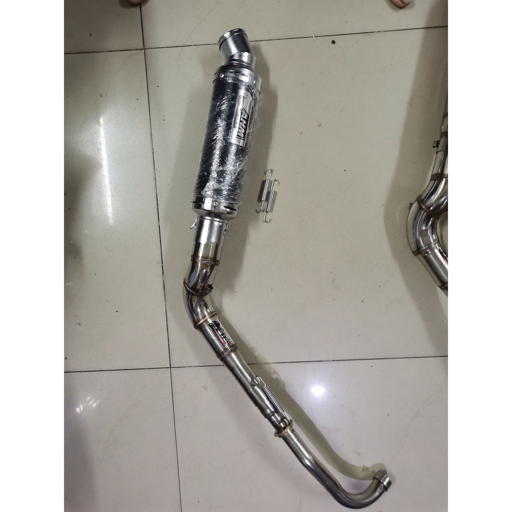 Pô ahm, pô xe dream, xe Wave có thiết kế cổ cong 2 khúc dành cho xe dream, xe Wave, xe cúp, xe sirius