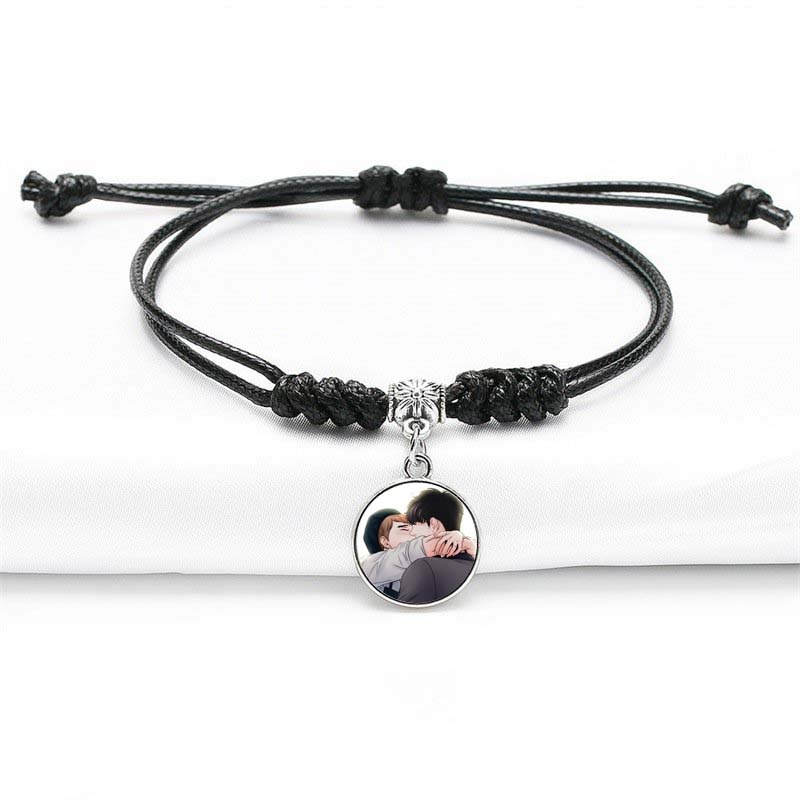 (30) Vòng tay in hình BJ ALEX in hình Broadcast cùng Alex manhwa BL anime chibi phụ kiện trang sức xinh xắn