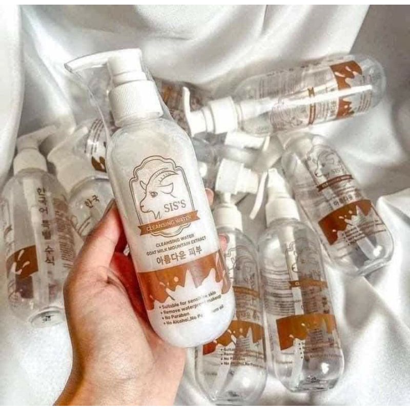 💦Nước tẩy trang+dưỡng mặt sữa dê Cleansing White ✨🥛🐐