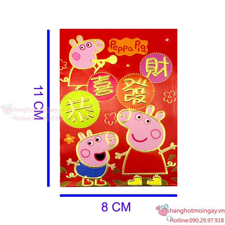 combo 6 bao lì xì Peppa Pig LX49 | BigBuy360 - bigbuy360.vn