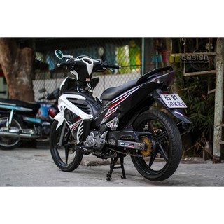 Tem Trùm Exciter 135 Đen Trắng