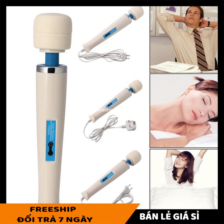 Máy massage SALE ️ Máy mát xa cơ thể 30 cấp độ mang đến cảm giác thoải mái, dễ chịu khắp toàn thân 7261