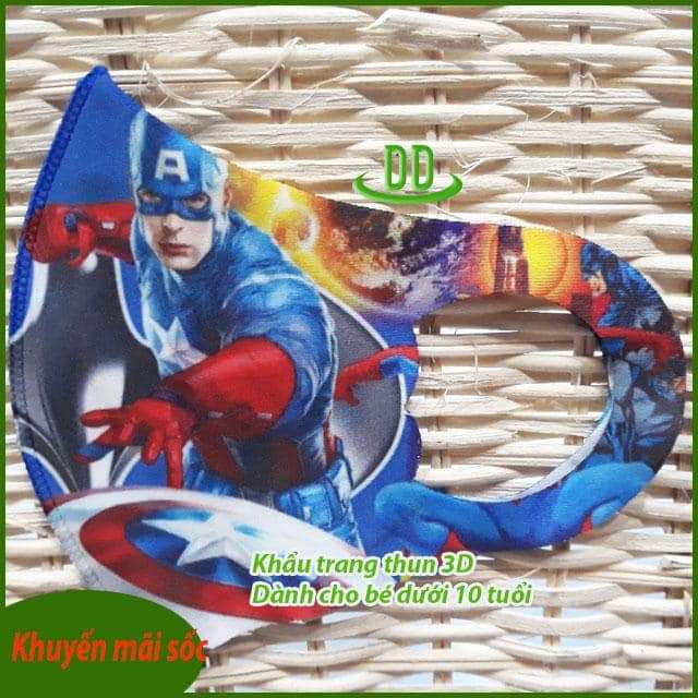 COMBO 5 Khẩu Trang Hoạt Hình 3D Cho Bé Cực Cute | BigBuy360 - bigbuy360.vn