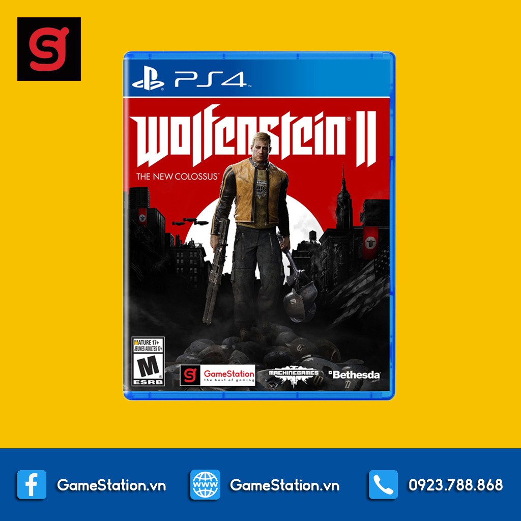 Đĩa game Sony Wolfenstein II The New Colossus