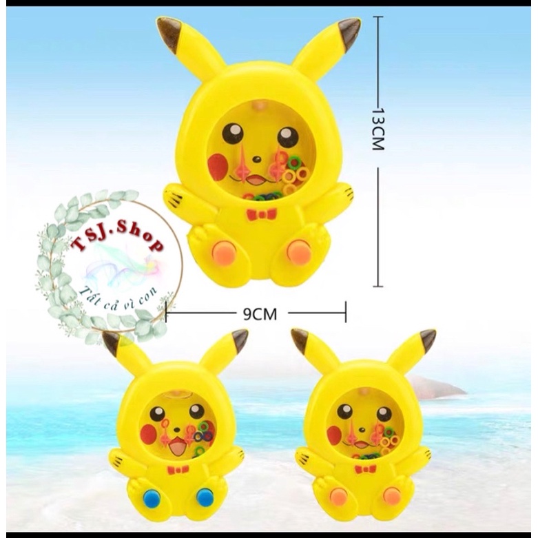 Máy chơi game bắn vòng nước vui nhộn hình pikachu
