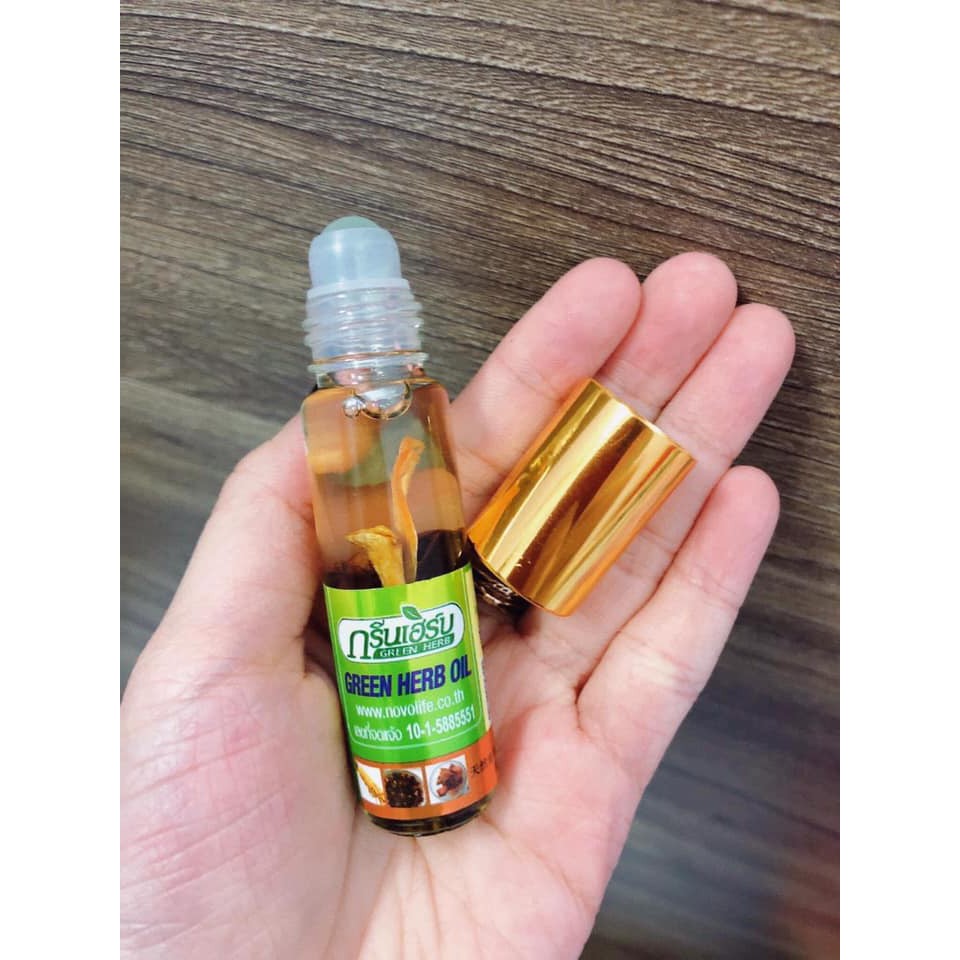 XáchTay- Dầu Thảo Dược Nhân Sâm Thái Lan Ginseng Green Herb Oil 8ml | BigBuy360 - bigbuy360.vn