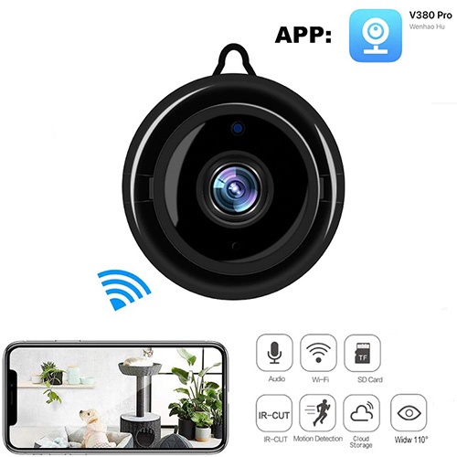 Camera WiFi V380 1080P WiFi Không Dây HD Quan Sát Ban Đêm IR Camera An Ninh Quan Sát Từ Xa Trên Điện Thoại | BigBuy360 - bigbuy360.vn