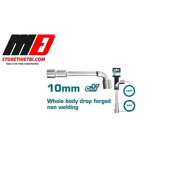 Chìa vặn góc L 10-12-13-14-17-19mm Total THWL1006