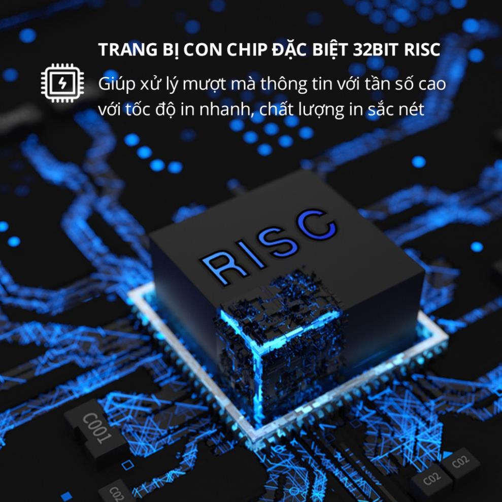 Máy In Nhiệt Deli Chất Lượng Chính Hãng - In Đơn Hàng, Phiếu Gửi, Logo, Tem, Bill, Biên Lai - DL-581PS / DL-581PWS .