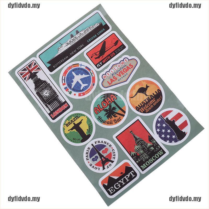 Hình Dán Retro Cho Laptop Macbook Mac Sticker Decal My