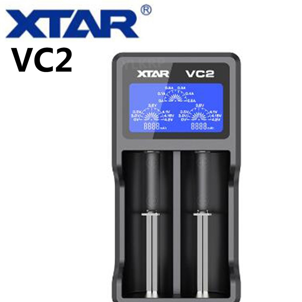 Bộ Sạc Pin Usb VC2 / MC1 / MC2 22650 26650 XTAR VC2 18650