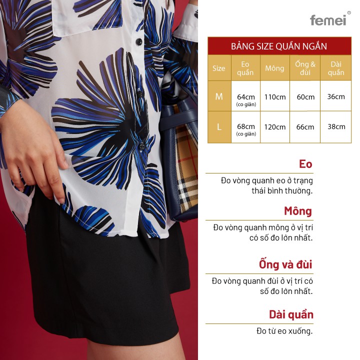 FEMEI - Set Áo sơ mi quần short FSSM010