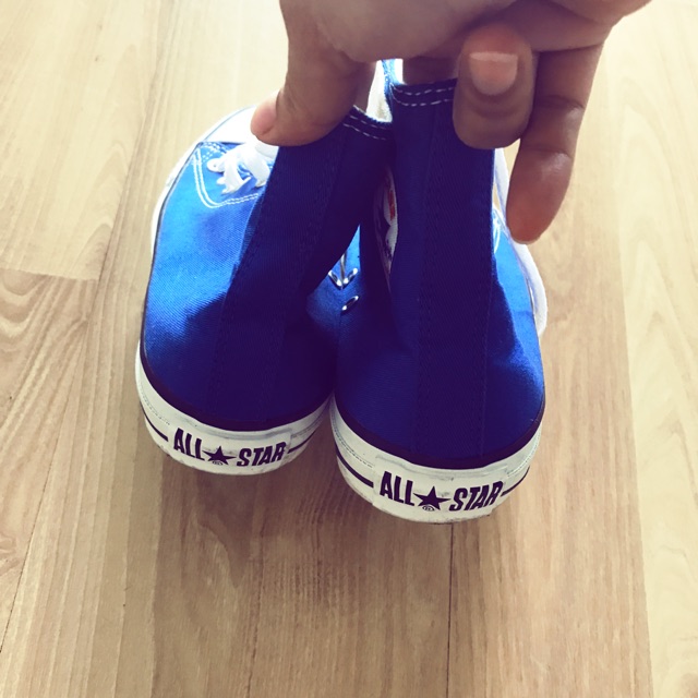 Giày converse size 38 nữ màu xanh
