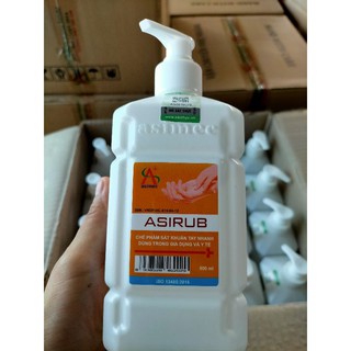 Nước rửa tay sát khuẩn bằng cồn Asirub