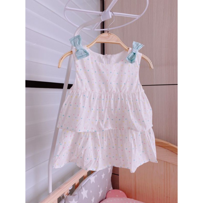 Váy bé gái chấm bi