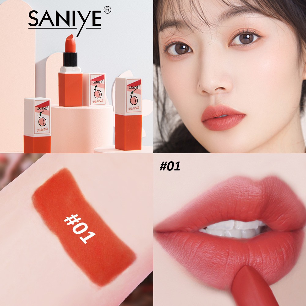 Son môi lì SANIYE K1122 tông cam 3.5g | BigBuy360 - bigbuy360.vn