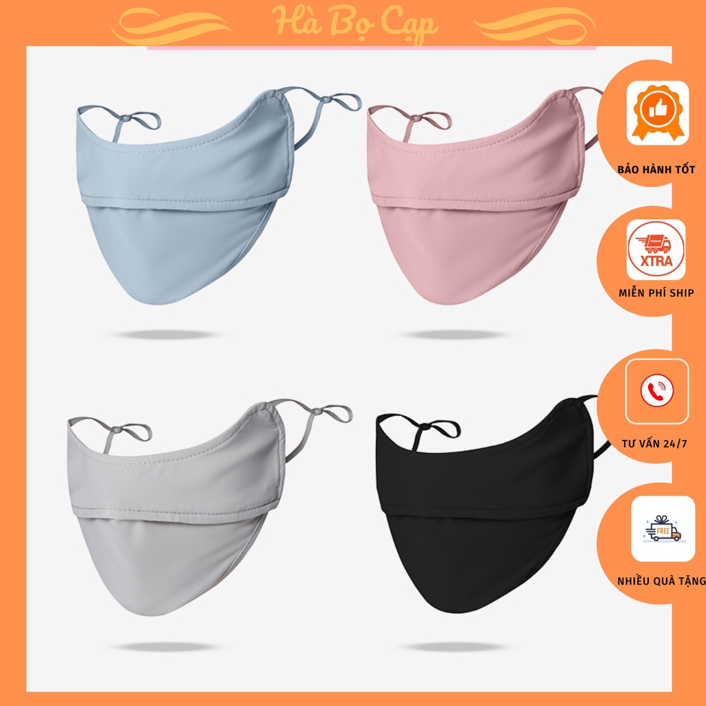 Khẩu Trang Chống Tia UV Chống Nắng Kháng khuẩn Thoáng Khí Phù Hợp cả Nam Nữ