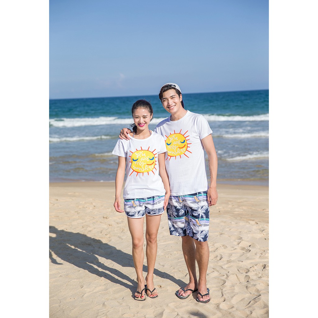 ÁO ĐÔI - Áo thun đi biển i - LoviCouple - Có FeedBack | BigBuy360 - bigbuy360.vn