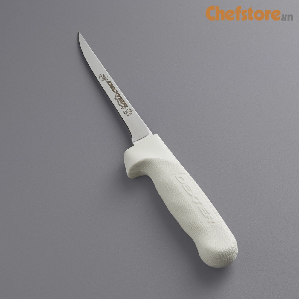 Dao Sơ Chế Lóc Xương Lọc Thịt Cá Chất Lượng Cao, Lưỡi 127 Mm Dexter Russell S135N-PCP/01503 Sản xuất tại Mỹ