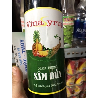 Sâm dứa, siro sâm dứa